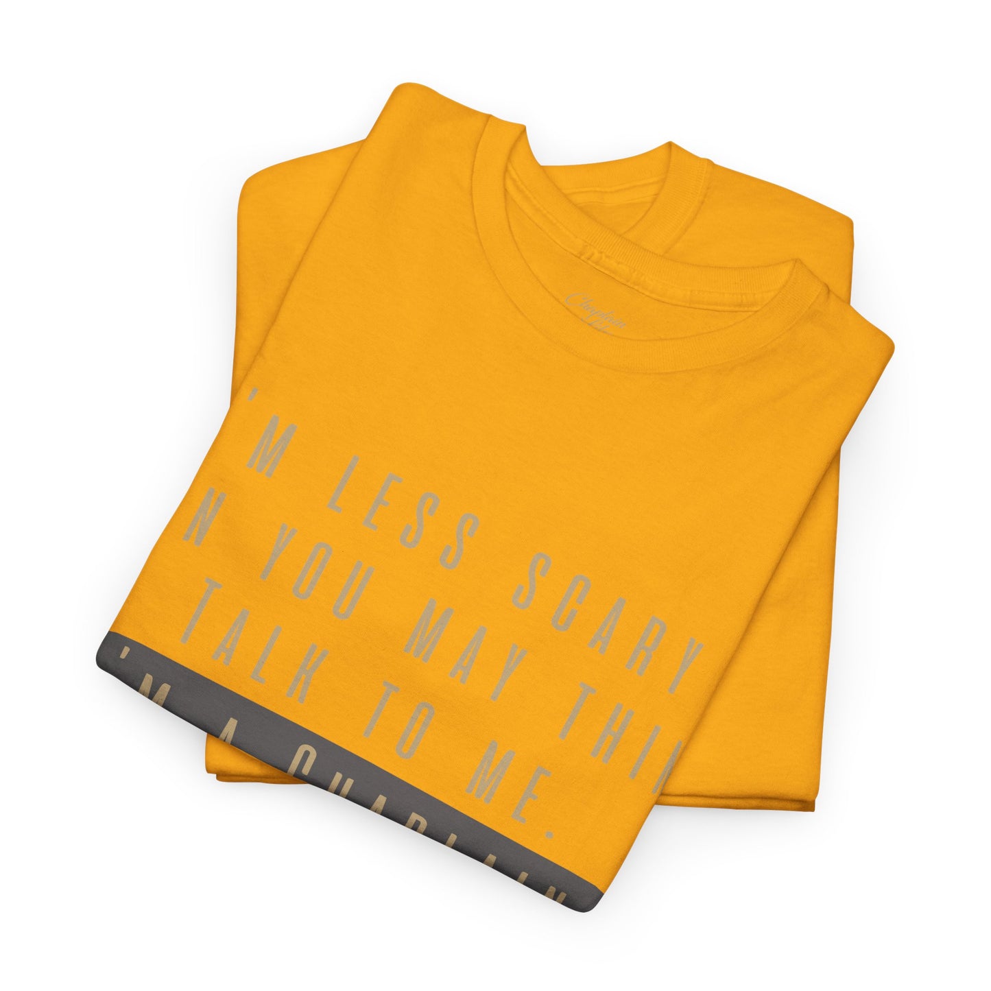 Chaplains care. We don't scare. - Light Humor Tee by Chaplain Life®