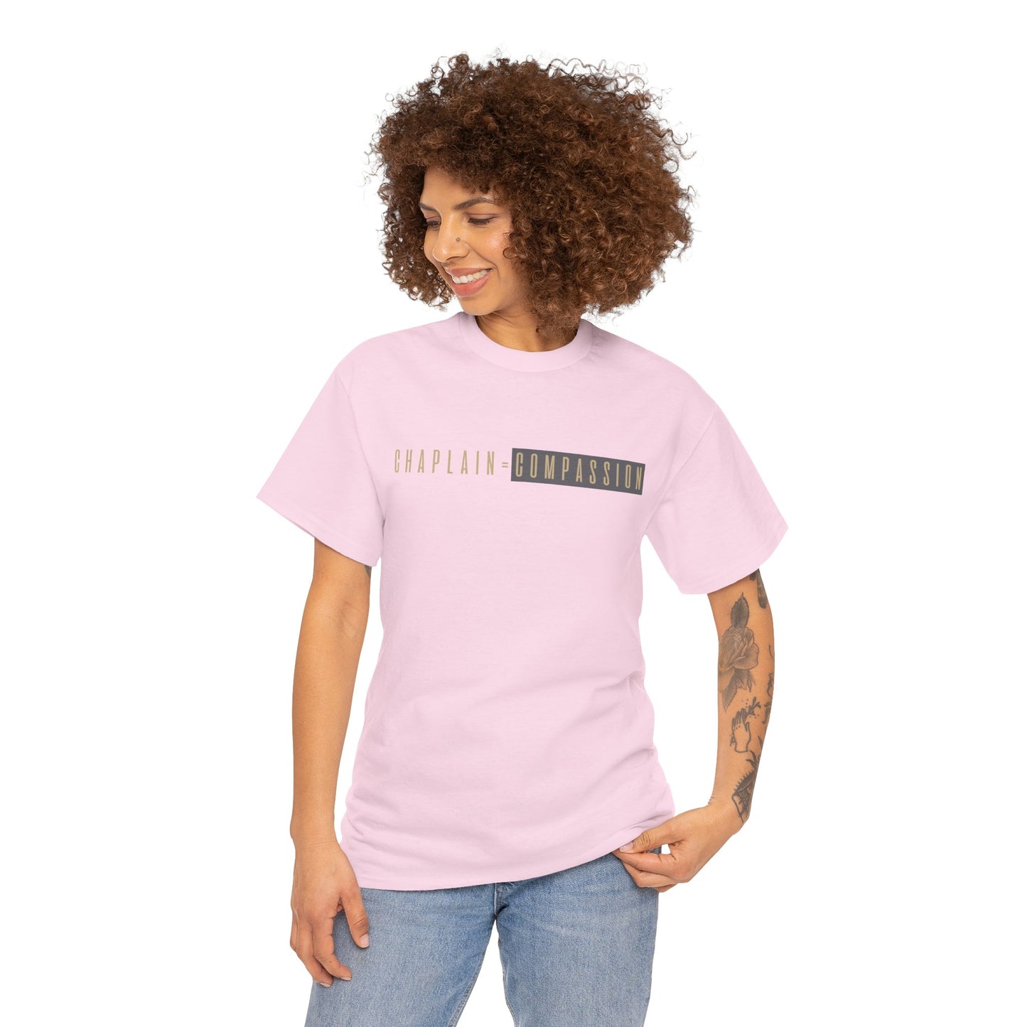 Chaplain = Compassion T-shirt - by Chaplain Life®