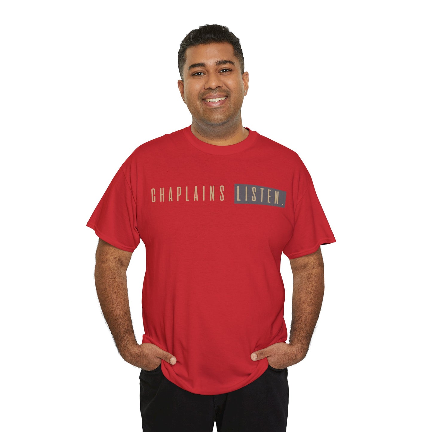 Chaplains Listen Tee - Unisex Heavy Cotton