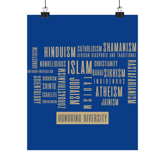 We serve a Diverse World Poster - by Chaplain Life