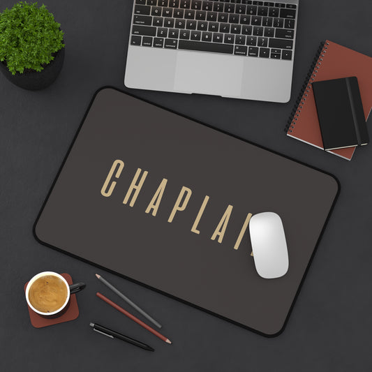 Chaplain Desk Mat — Minimalist Office Mouse Pad for Clergy