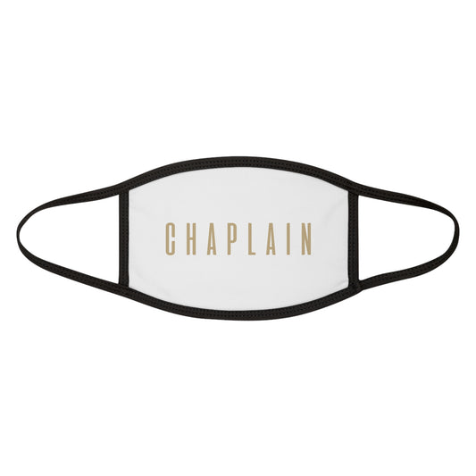 Chaplain Face Mask, White. - by Chaplain Life®