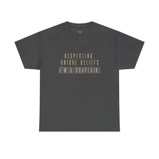 Respecting Unique Beliefs Tee - by Chaplain Life®