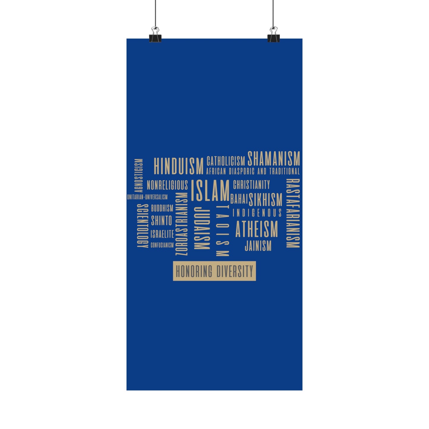 We serve a Diverse World Poster - by Chaplain Life