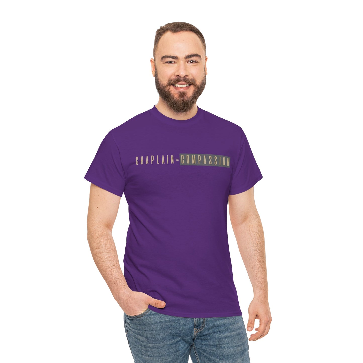 Chaplain = Compassion T-shirt - by Chaplain Life®