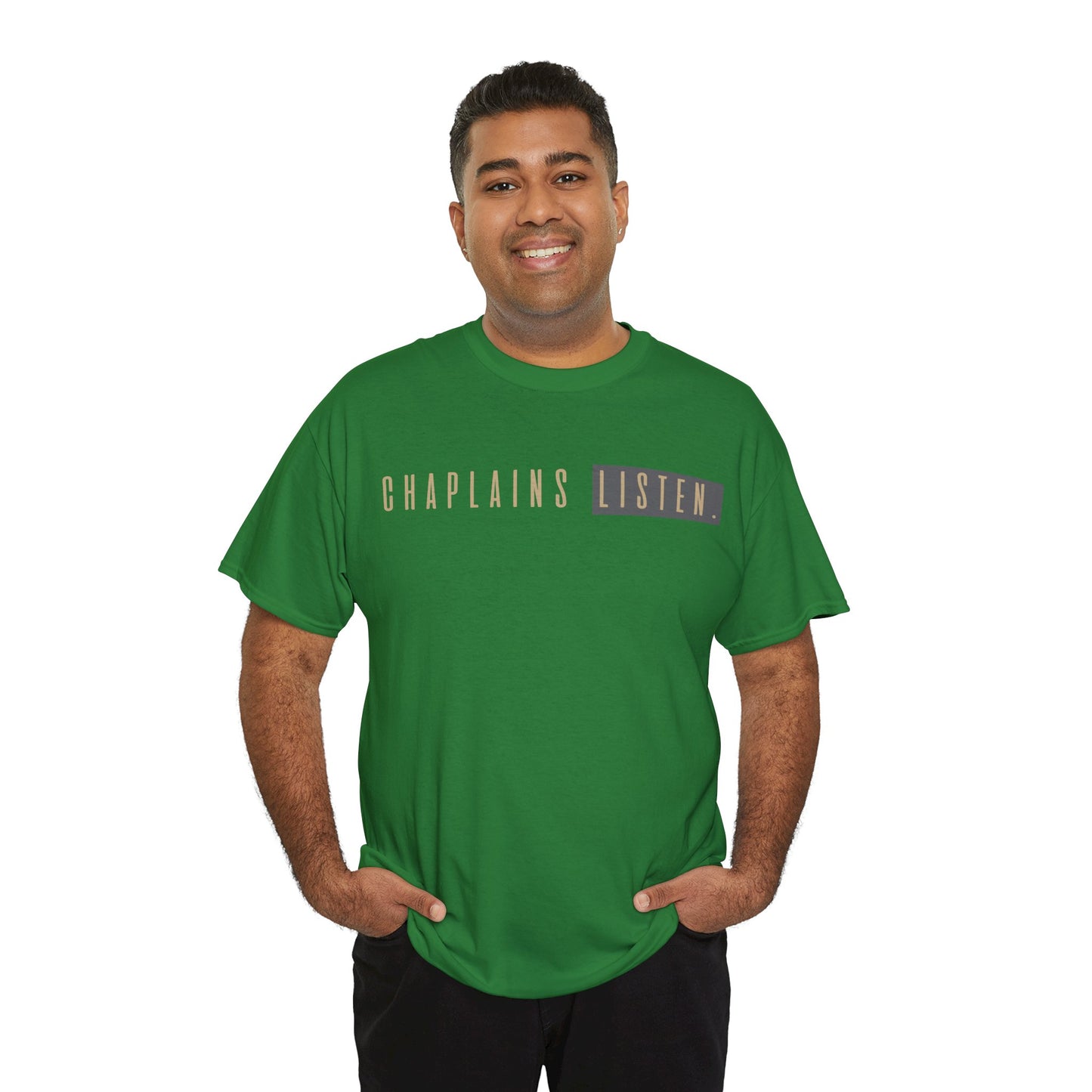 Chaplains Listen Tee - Unisex Heavy Cotton