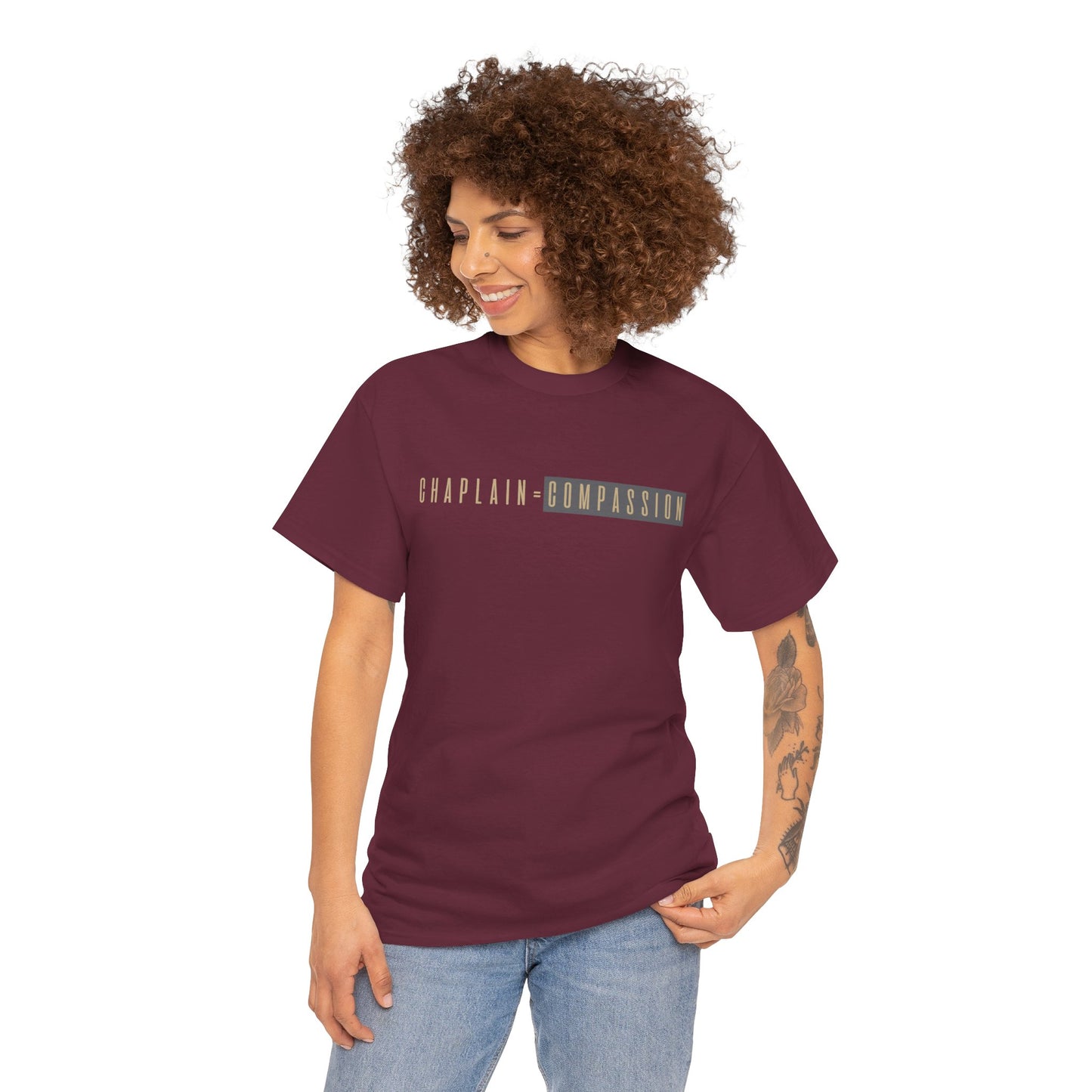 Chaplain = Compassion T-shirt - by Chaplain Life®