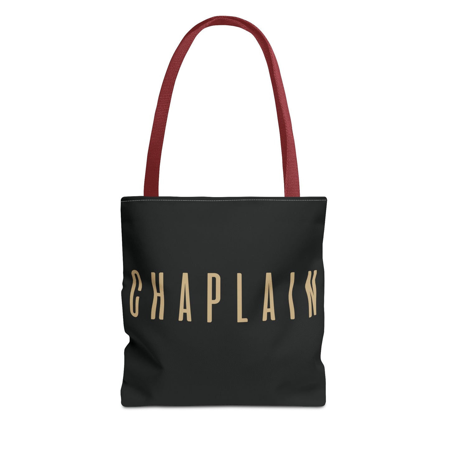 Chaplain Tote Bag — Black Gold Minimalist Carryall
