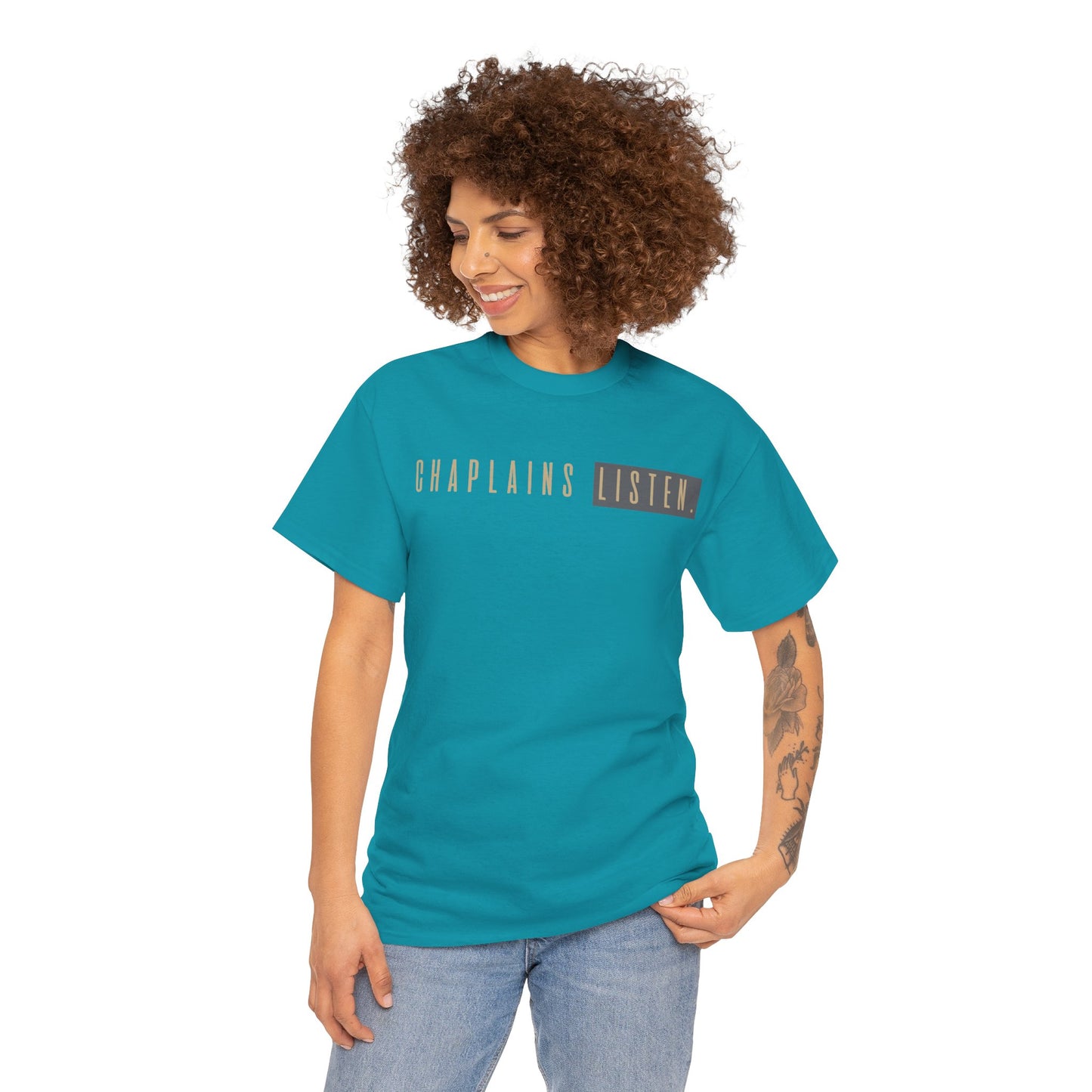 Chaplains Listen Tee - Unisex Heavy Cotton