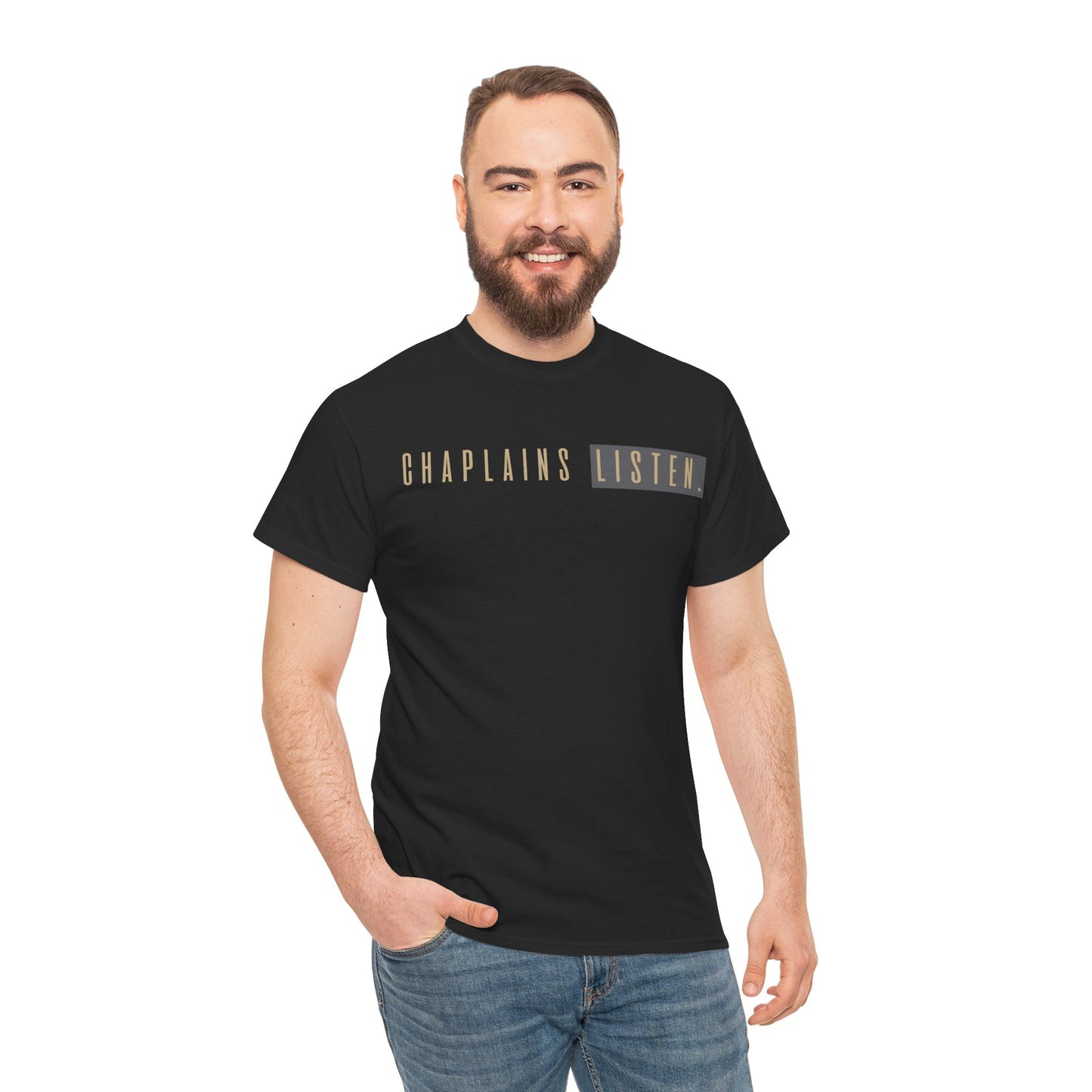 Chaplains Listen Tee - Unisex Heavy Cotton