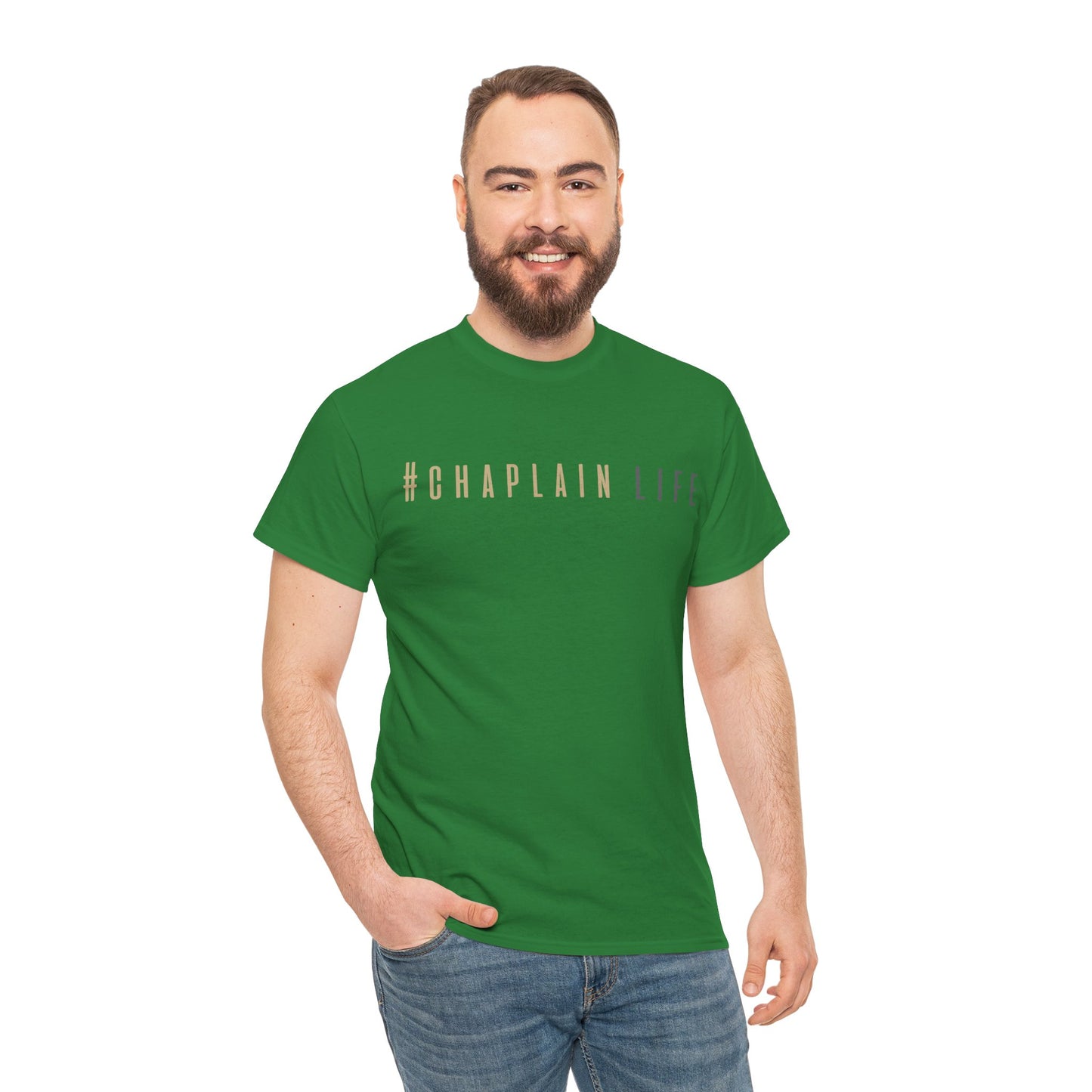 #Chaplain Life Hashtag Tee 1  by Chaplain Life®
