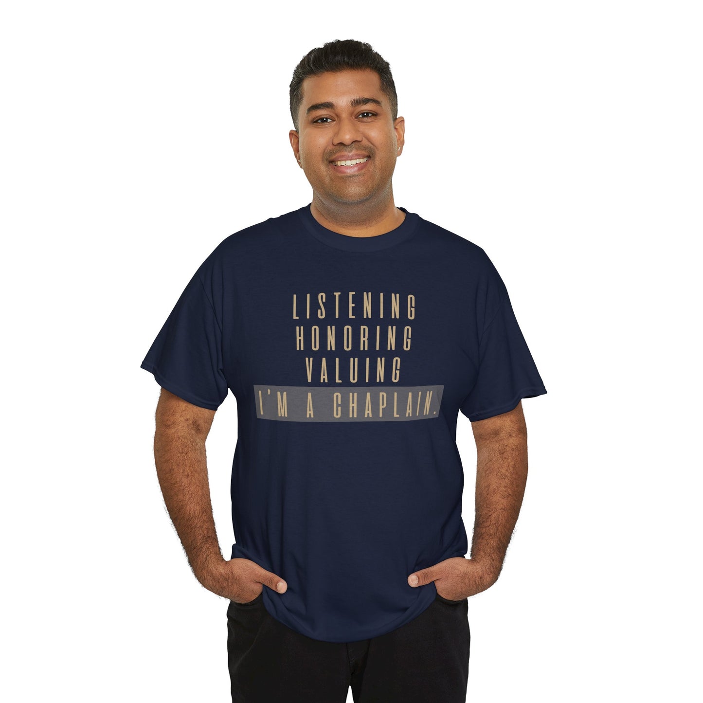 Chaplain Attributes T-Shirt - Unisex Heavy Cotton Tee by Chaplain Life®