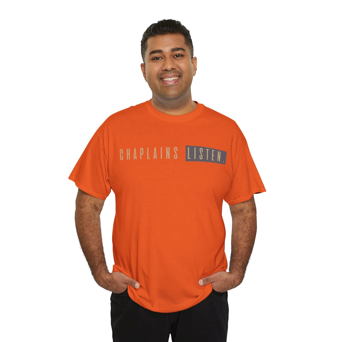 Chaplains Listen Tee - Unisex Heavy Cotton
