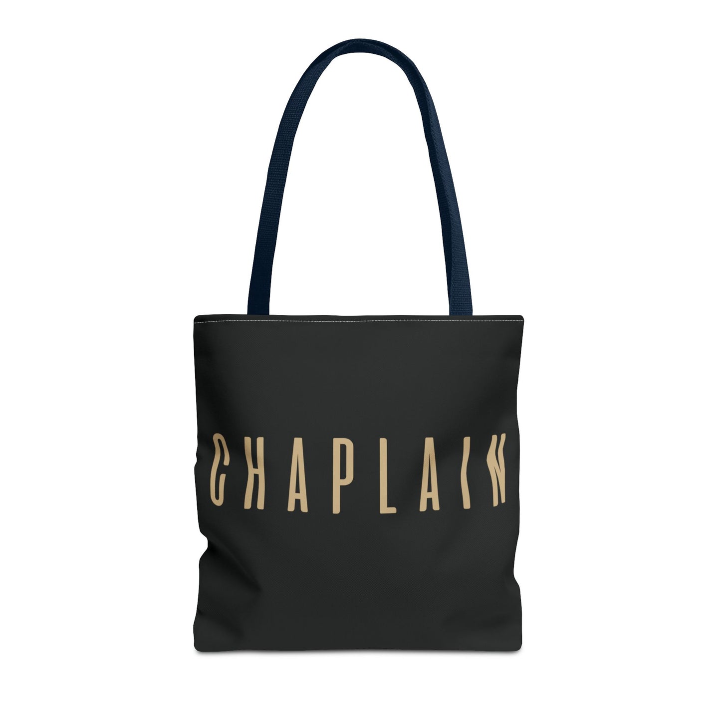 Chaplain Tote Bag — Black Gold Minimalist Carryall